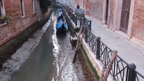 Presušili kanali u Veneciji - Sputnik Srbija