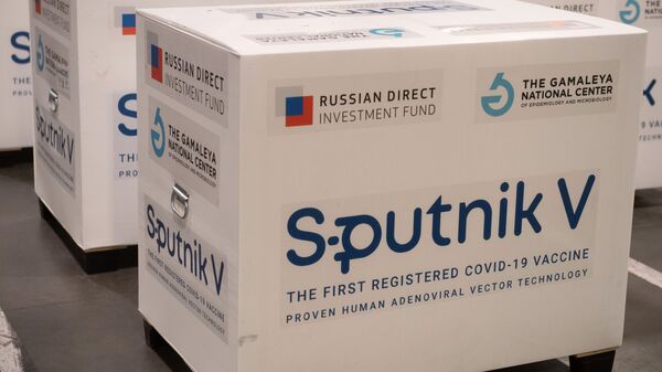 Pakovanja ruske vakcine protiv kovida Sputnjik Ve - Sputnik Srbija