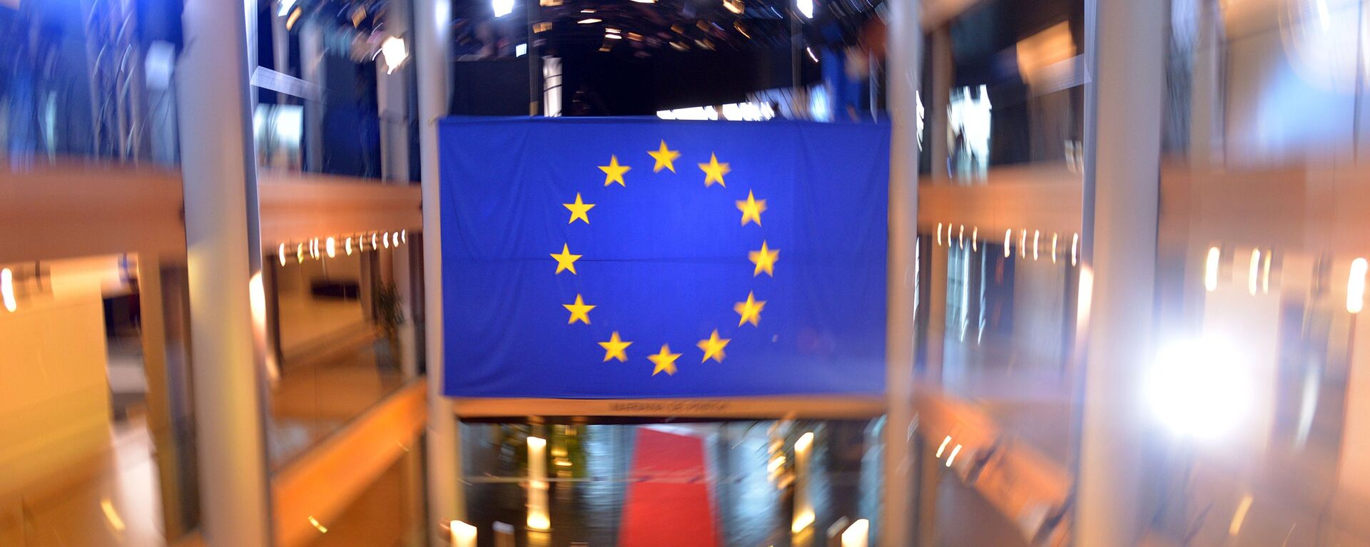 Zastava Evropske unije u zgradi Saveta Evrope u Strazburu - Sputnik Srbija, 1920, 10.01.2022