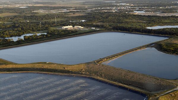 Odlagalište zatrovane vode bivšeg rudnika Pajni Point koje preti da poplavi okolinu na Floridi - Sputnik Srbija