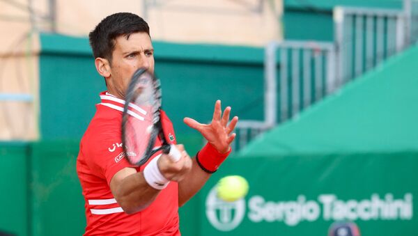 Srpski teniser Novak Đoković na Mastersu u Monte Karlu - Sputnik Srbija