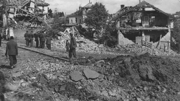Београд после савезничког бомбардовања 1944. године - Sputnik Србија