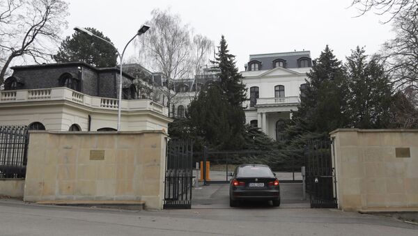 Zgrada ambasade Rusije u Pragu - Sputnik Srbija