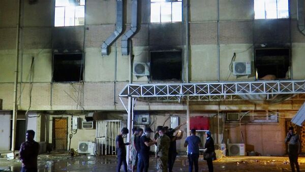 Požar u kovid bolnici u Bagdadu - Sputnik Srbija