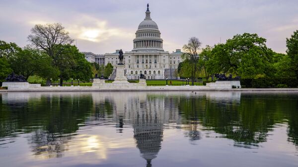 Поглед на амерички Капитол у Вашингтону - Sputnik Србија
