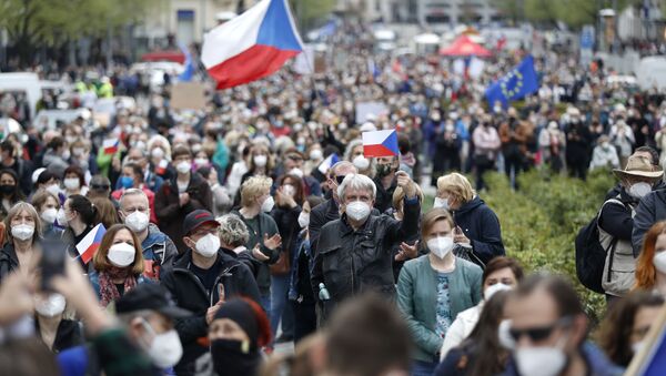 Demonstracije u Češkoj - Sputnik Srbija