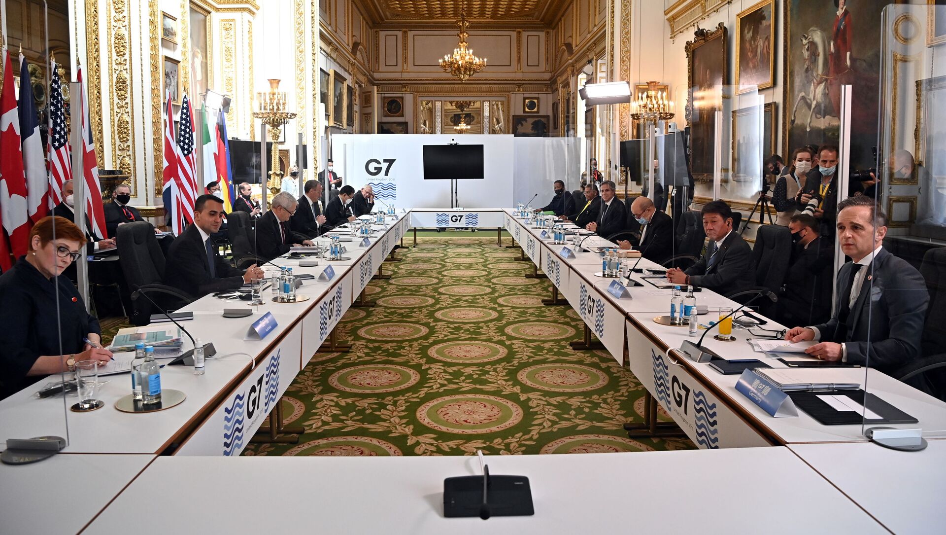 Учесници министарског самита земаља Г7 у Лондону - Sputnik Србија, 1920, 05.05.2021