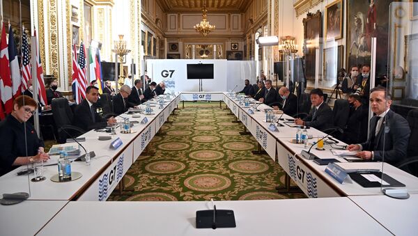 Учесници министарског самита земаља Г7 у Лондону - Sputnik Србија