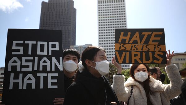 Демонстрације против насиља над Азијатима у Сан Франциску - Sputnik Србија
