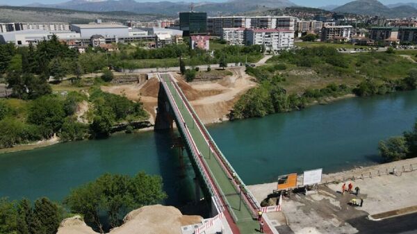 Нови пешачки мост у Подгорици - Sputnik Србија