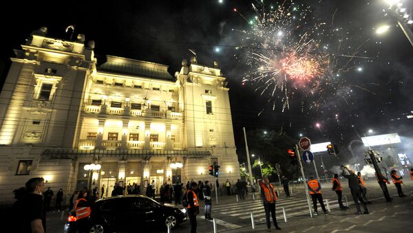 Ватромет у Београду поводом Дана победе над фашизмом - Sputnik Србија