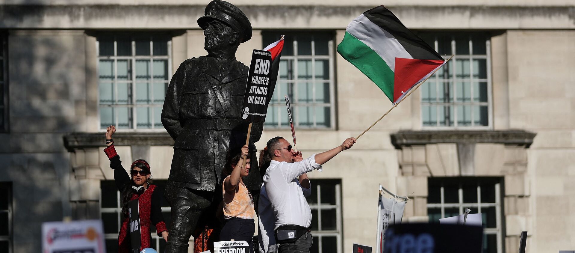 Протест подршке Палестини у Лондону. - Sputnik Србија, 1920