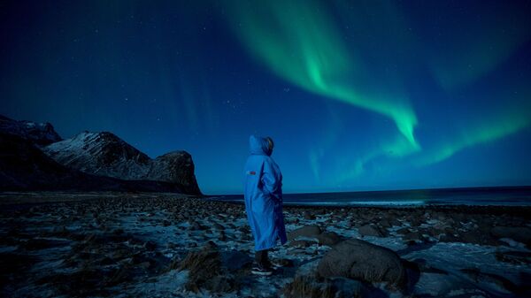 Поларна светлост на северу Норвешке. - Sputnik Србија