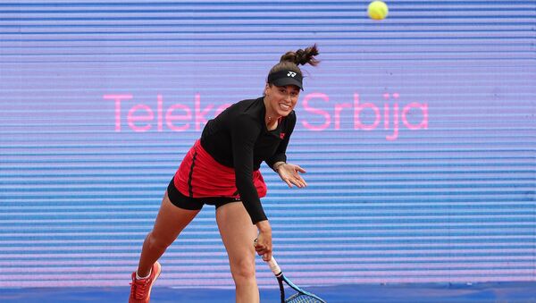 Srpska teniserka Ivana Jorović tokom turnira u Beogradu - Sputnik Srbija