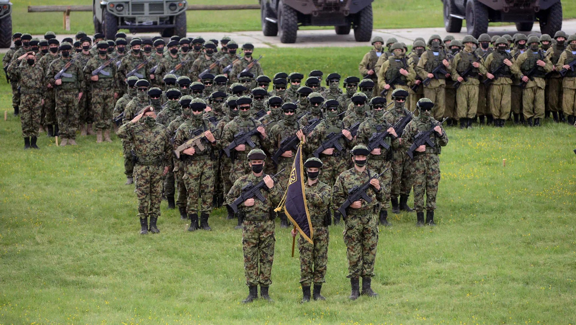 Заједничка антитерористичка војна вежба руских и српских специјалних јединица Заједничка антитерористичка војна вежба руских и српских специјалних јединица - Sputnik Србија, 1920, 20.05.2021