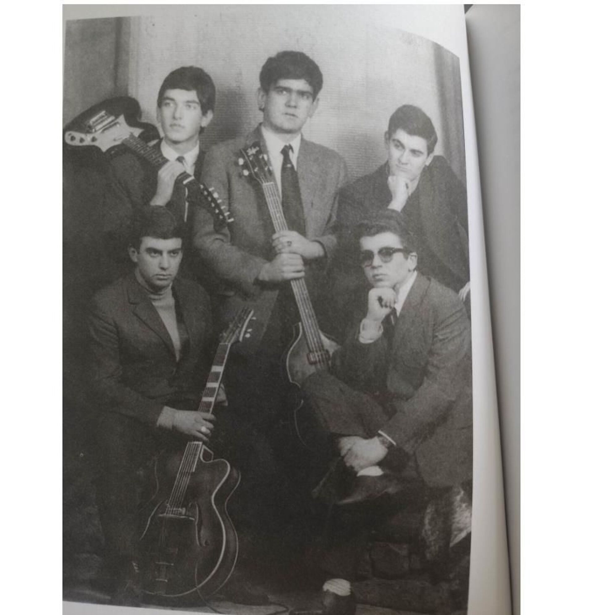 Postava „Crnih bisera“ 1965. godine: Zoran Petković, Džet, Radan Valčić, Goran Vukičević, Predrag Jovanović Krcko - Sputnik Srbija, 1920, 13.07.2021