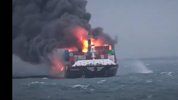 Eksplozija na brodu, Kolombo - Sputnik Srbija