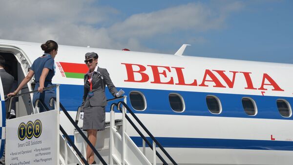 Avion beloruske kompanije Belavia - Sputnik Srbija