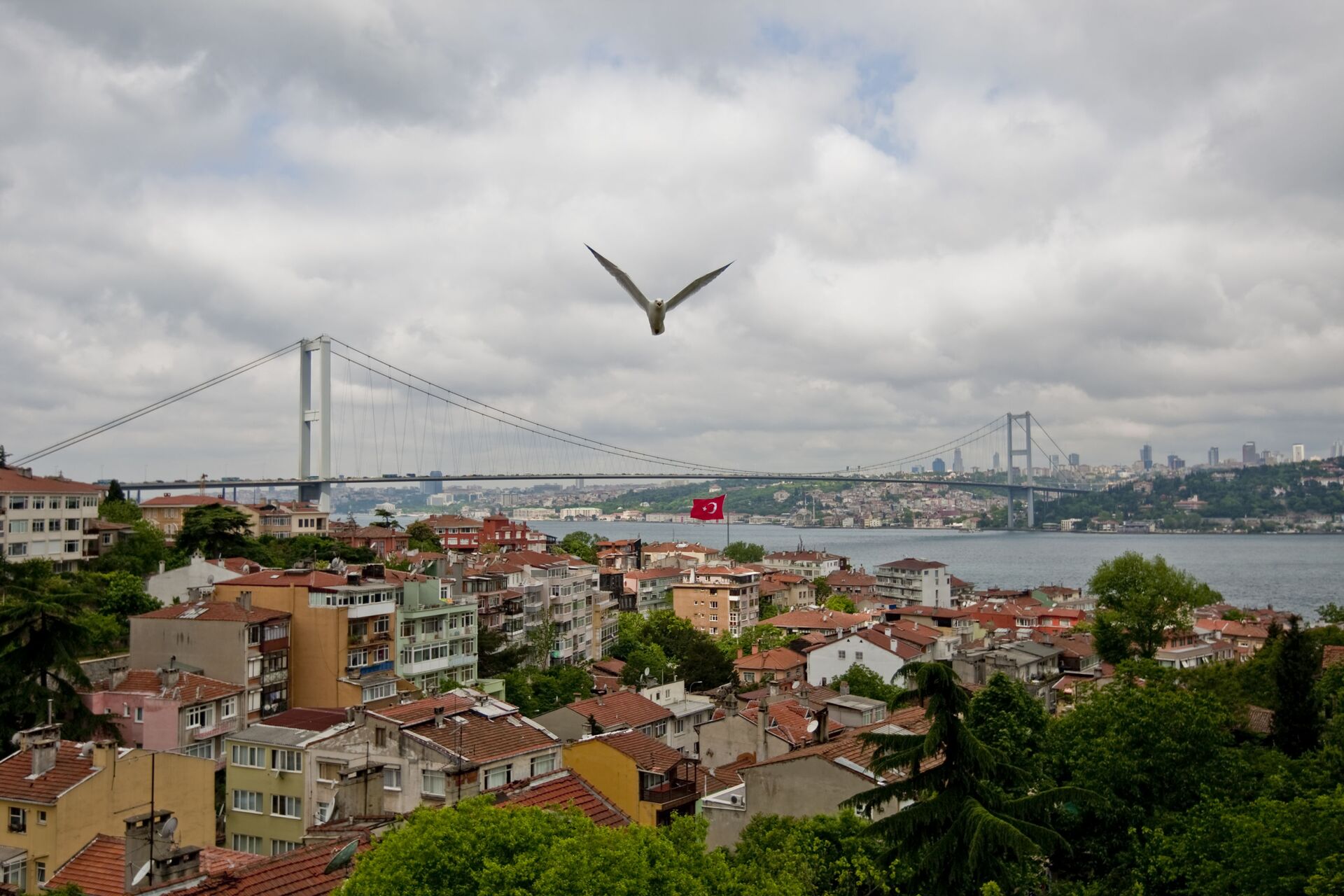 Мост преко Босфора у Истанбулу - Sputnik Србија, 1920, 16.10.2021