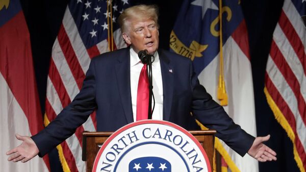 Bivši američki predsednik Donald Tramp na konvenciji republikanaca u Severnoj Karolini - Sputnik Srbija