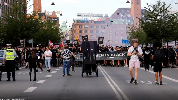 Протест у Данској - Sputnik Србија