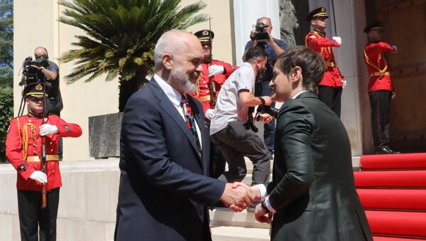Ana Brnabić i Edi Rama - Sputnik Srbija