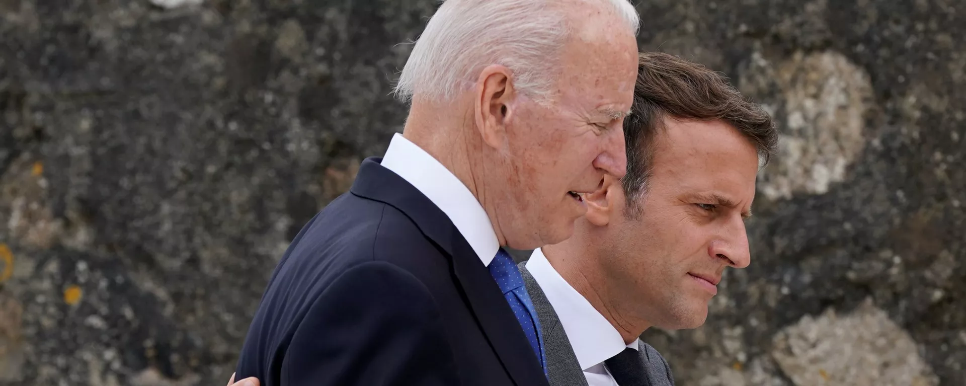 Džozef Bajden i Emanuel Makron uoči samita G7 - Sputnik Srbija, 1920, 17.09.2021