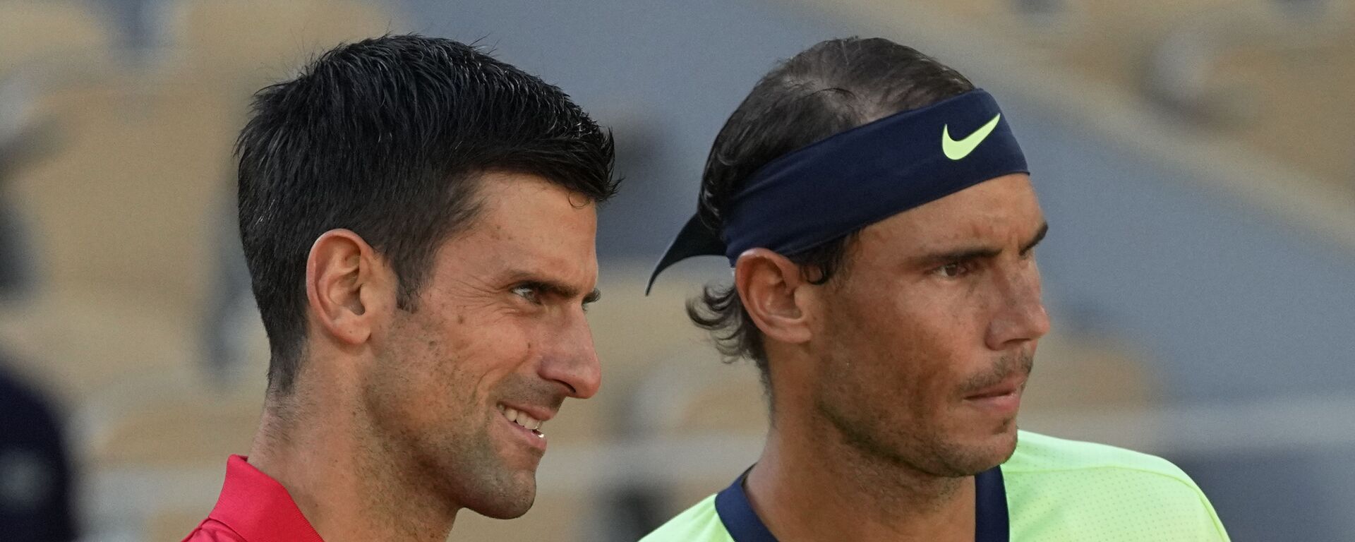 Novak Đoković i Rafael Nadal pred polufinale Rolan Garosa 2021. - Sputnik Srbija, 1920, 21.05.2022