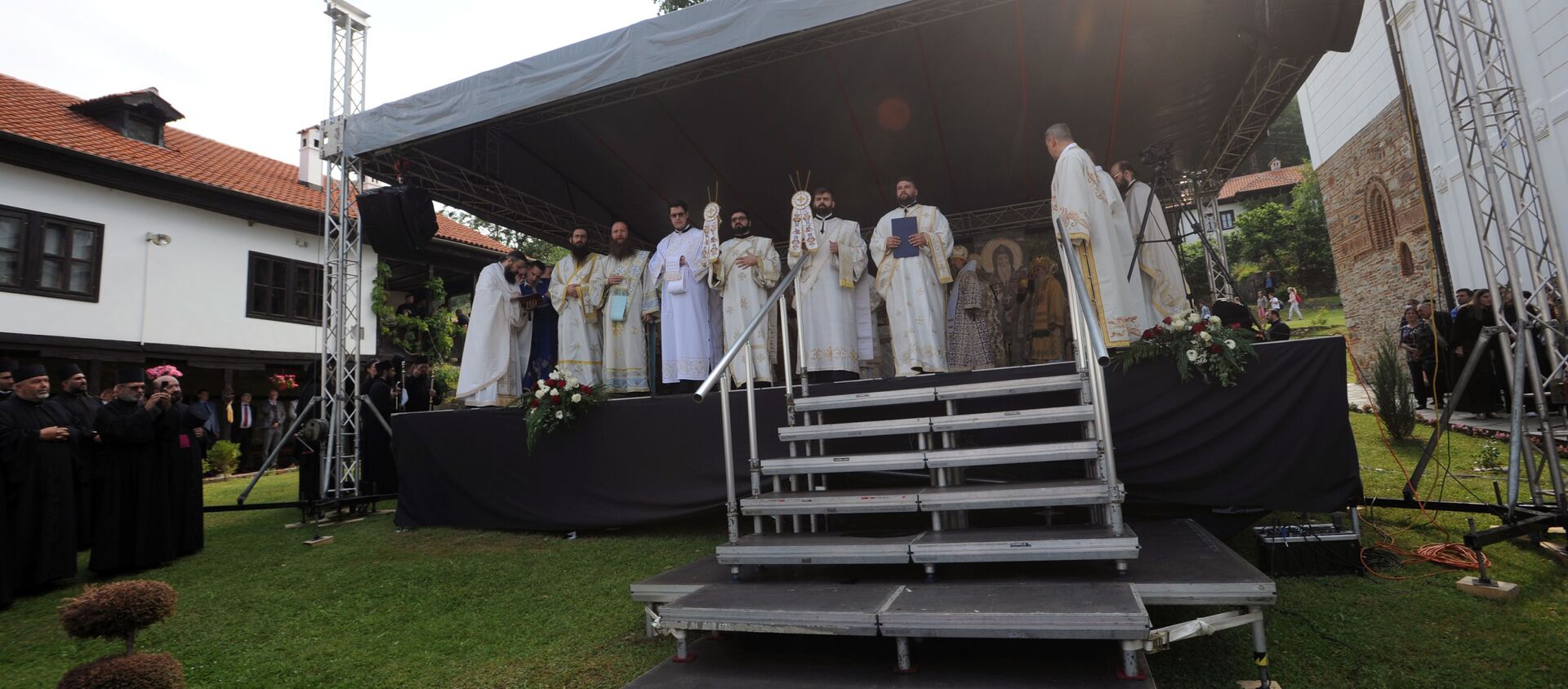 Liturgija u manastiru Prohor Pčinjski povodom obeležavanja 950 godina od osnivanja - Sputnik Srbija, 1920, 13.06.2021