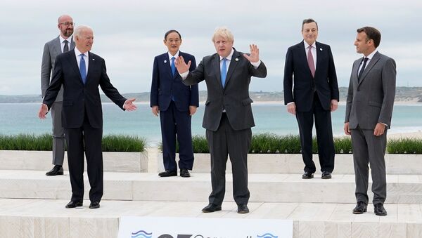 Učesnici samita G7 u Velikoj Britaniji - Sputnik Srbija