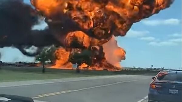 Eksplozija kamiona cisterne u Teksasu - Sputnik Srbija