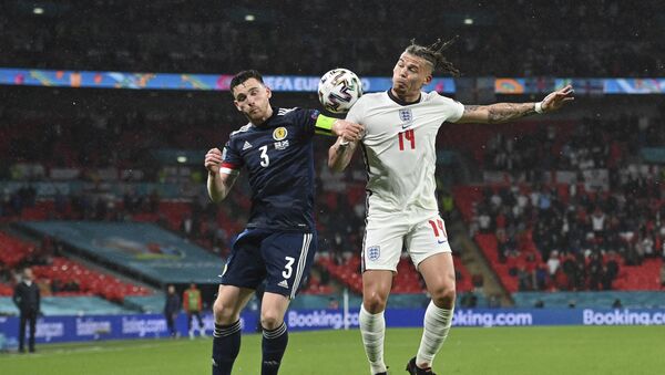 Detalj sa utakmice Engleska – Škotska na Evropskom prvenstvu - Sputnik Srbija