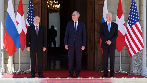 Predsednici Rusije, Švajcarske i SAD - Sputnik Srbija