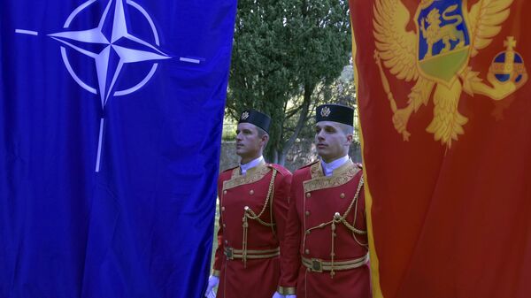 Zastave NATO i Crne Gore - Sputnik Srbija