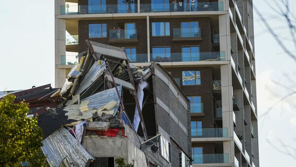 Зграда школе у белгијском граду Антверпену срушила се током грађевинских радова - Sputnik Србија