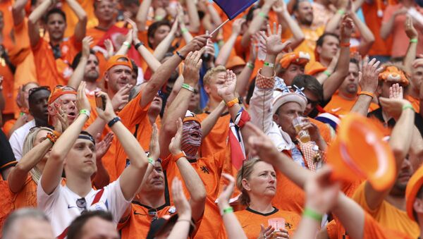 Navijače Holandije u Budimpešti – EURO 2020 - Sputnik Srbija