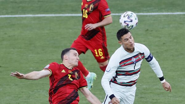 Детаљ са утакмице Белгија – Португалија – ЕУРО 2020 - Sputnik Србија