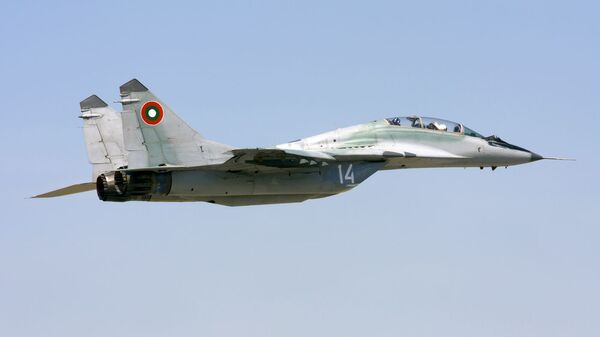 Ловац МиГ-29 бугарског ратног ваздухопловства - Sputnik Србија