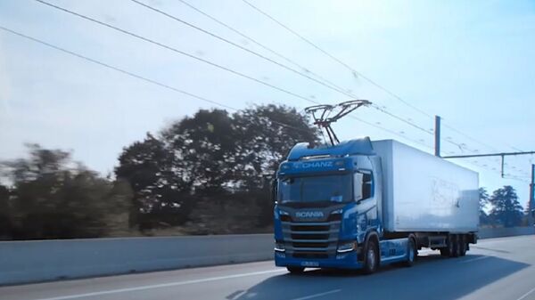 Електрична мрежа за камионе у Немачкој - Sputnik Србија