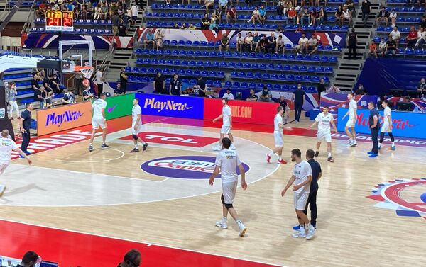 Košarkaši Srbije pred polufinalnu utakmicu sa Portorikom - Sputnik Srbija