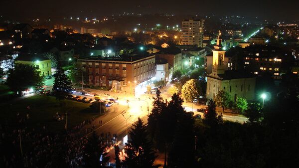 Gornji Milanovac noću - Sputnik Srbija