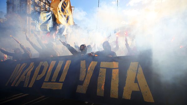Marš nacionalista u Kijevu u čast godišnjice stvaranja Ukrajinske ustaničke armije - Sputnik Srbija