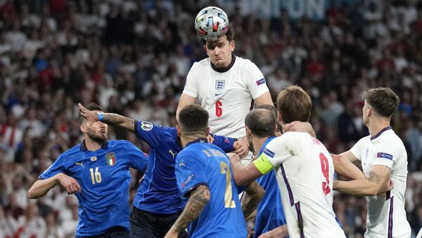 Детаљ са утакмице Италија – Енглеска - Sputnik Србија
