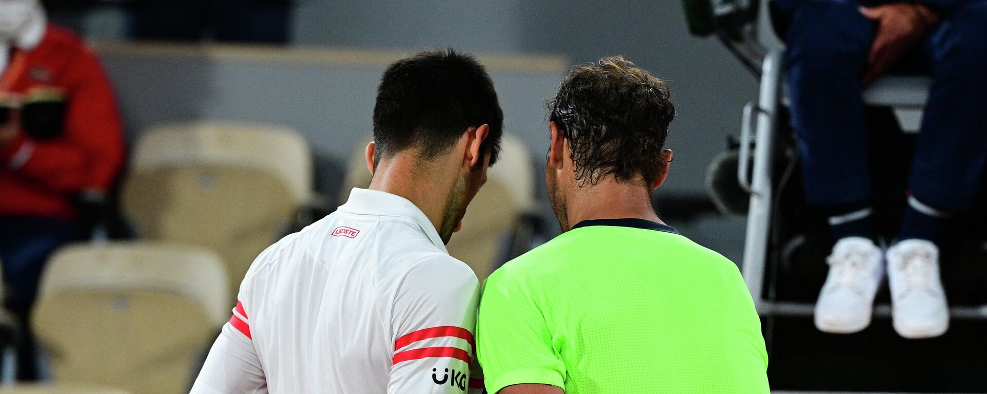 Novak Đoković i Rafael Nadal na Rolan Garosu 2021. - Sputnik Srbija, 1920, 13.07.2021