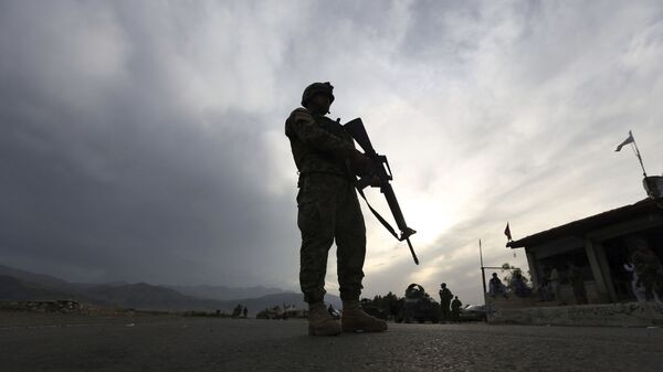 Војник авганистанске војске на аутопуту Џелалабад-Кабул - Sputnik Србија