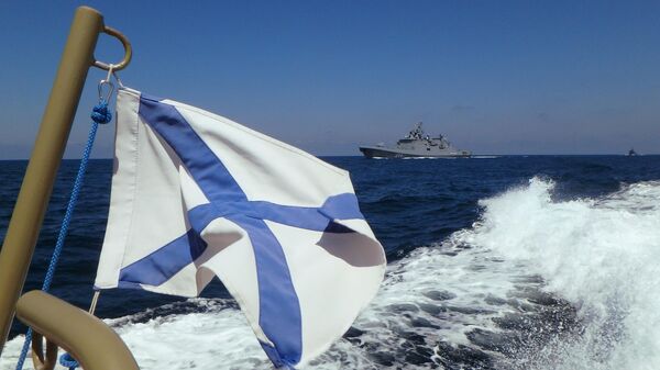 Proba parade ruskih brodova u sirijskoj luci Tartus - Sputnik Srbija