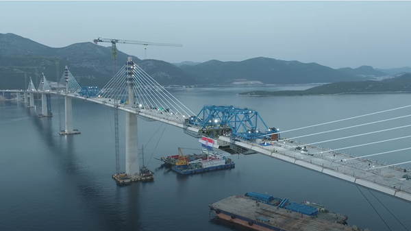 Пељешки мост изградња - Sputnik Србија