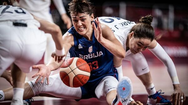 Srpska košarkašica Tina Krajišnik u duelu sa Južnom Korejom - Sputnik Srbija