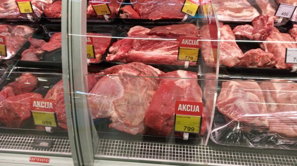 Месо у супермаркету - Sputnik Србија