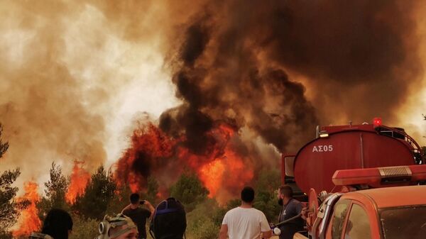 Пожар у Грчкој - Sputnik Србија